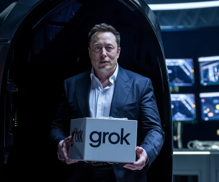 elon with grok